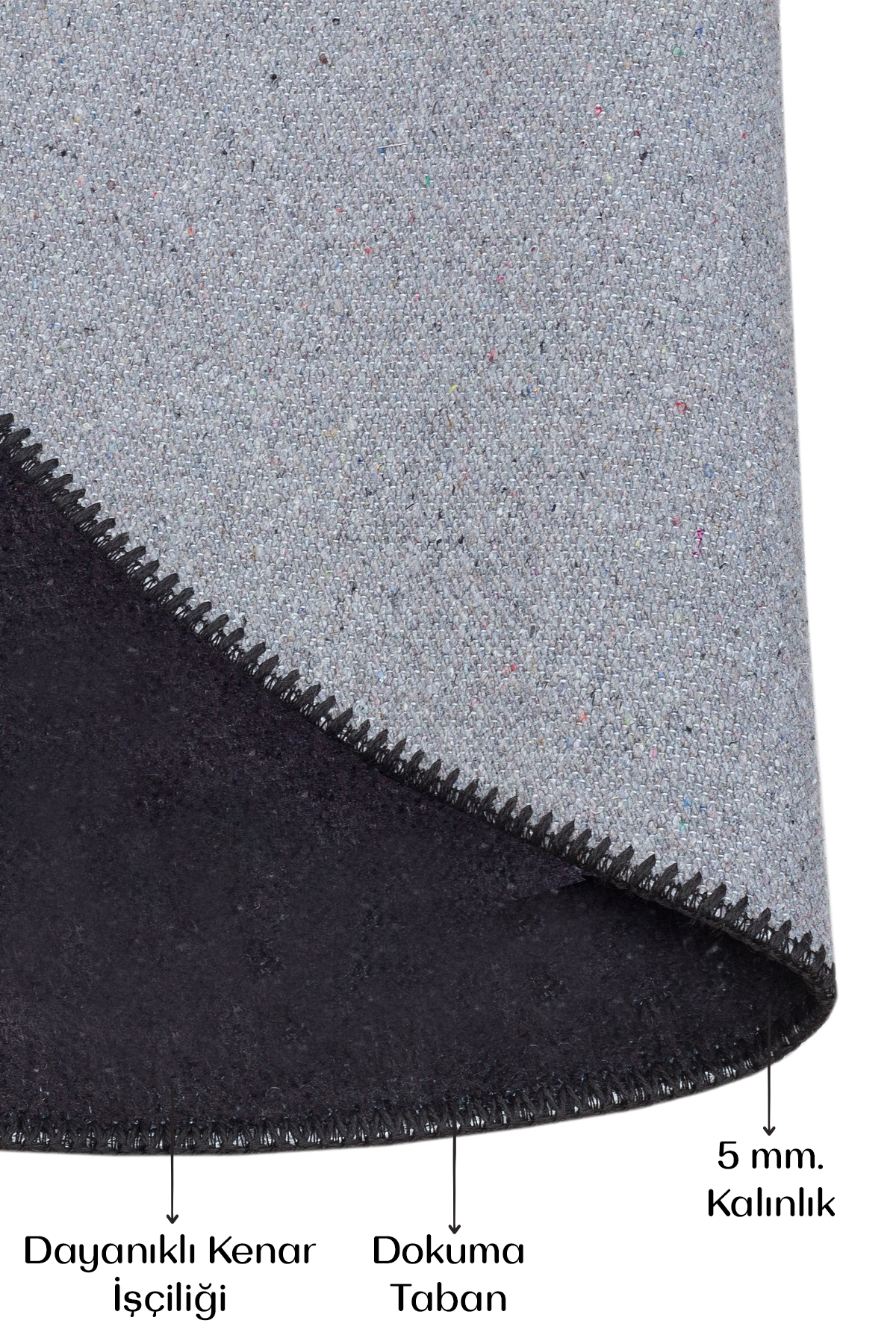 Allure 103 Siyah Bej Çizgili Tasarım Halı Yıkanabilir Halı İnce Kilim Halı Oturma Odası Salon Halısı