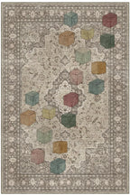 Haliç 303 Kahverengi Vintage Halı Tasarım Halı Yıkanabilir İnce Dokuma Salon Ev Oturma Odası Halısı