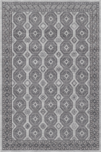 Arteluna Home Ayzen 16 Gri Antrasit Etnik Geometrik Desenli Vintage Halı