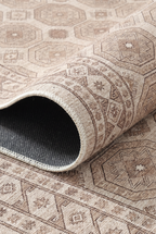 Arteluna Home Ayzen 18 Bej Vizon Etnik Geometrik Desenli Vintage Halı