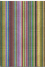 Pantone 60 Renkli Çizgili Tasarım Halı Modern Geometrik Oturma Odası İnce Yazlık Ev Oda Salon Halısı